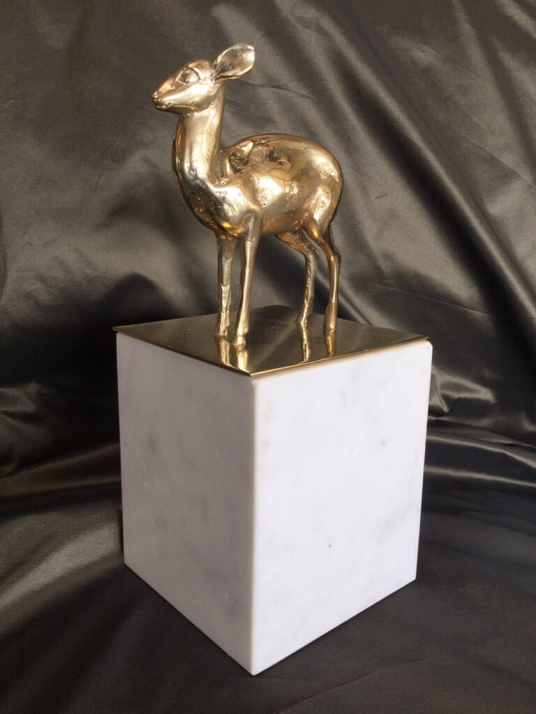Bronze deer